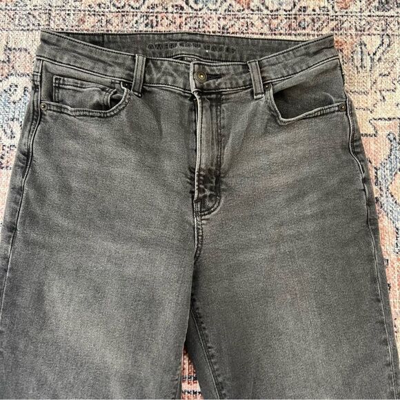American Eagle Outfitters Mom Jean in Black Wash Charcoal Grey Size 8 - Picture 5 of 11
